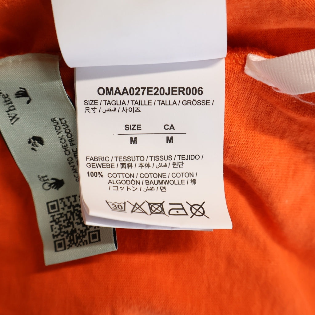 OFF-WHITE(オフホワイト) STENCIL S/S SLIM TEE スプレー ペイント ロゴ 半袖 カットソー Tシャツ OMAA027E20JER006