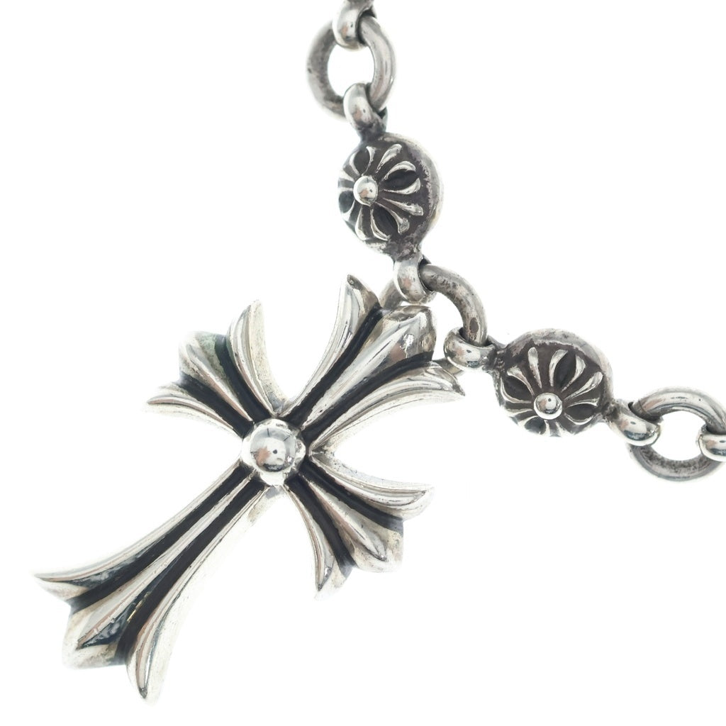 CHROME HEARTS(クロムハーツ) #1 CRSBL CHN SML CH CRS クロスボールチェーン スモールCHクロス ネックレス シルバー BCA193