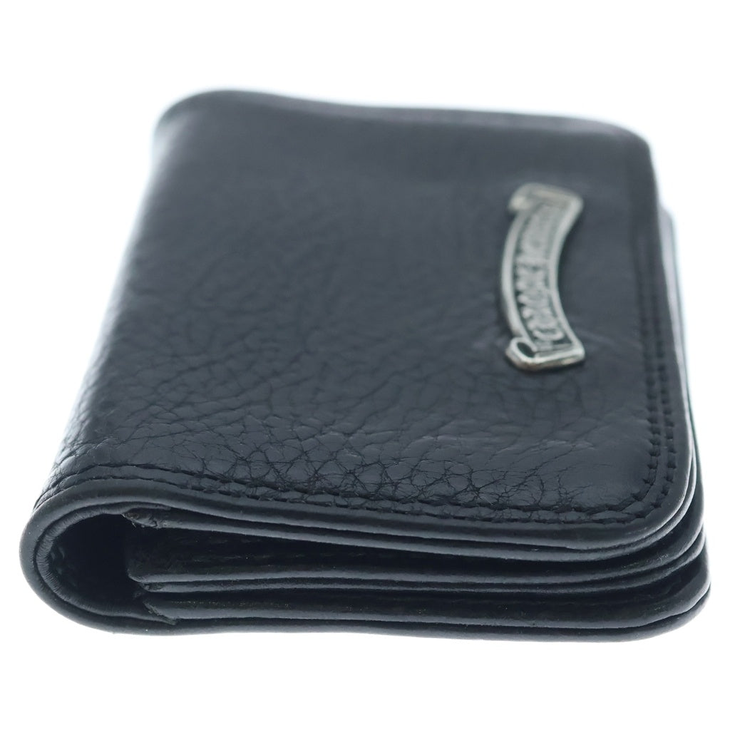 CHROME HEARTS(クロムハーツ) CARD CASE グロメット付き レザーカードケース ブラック