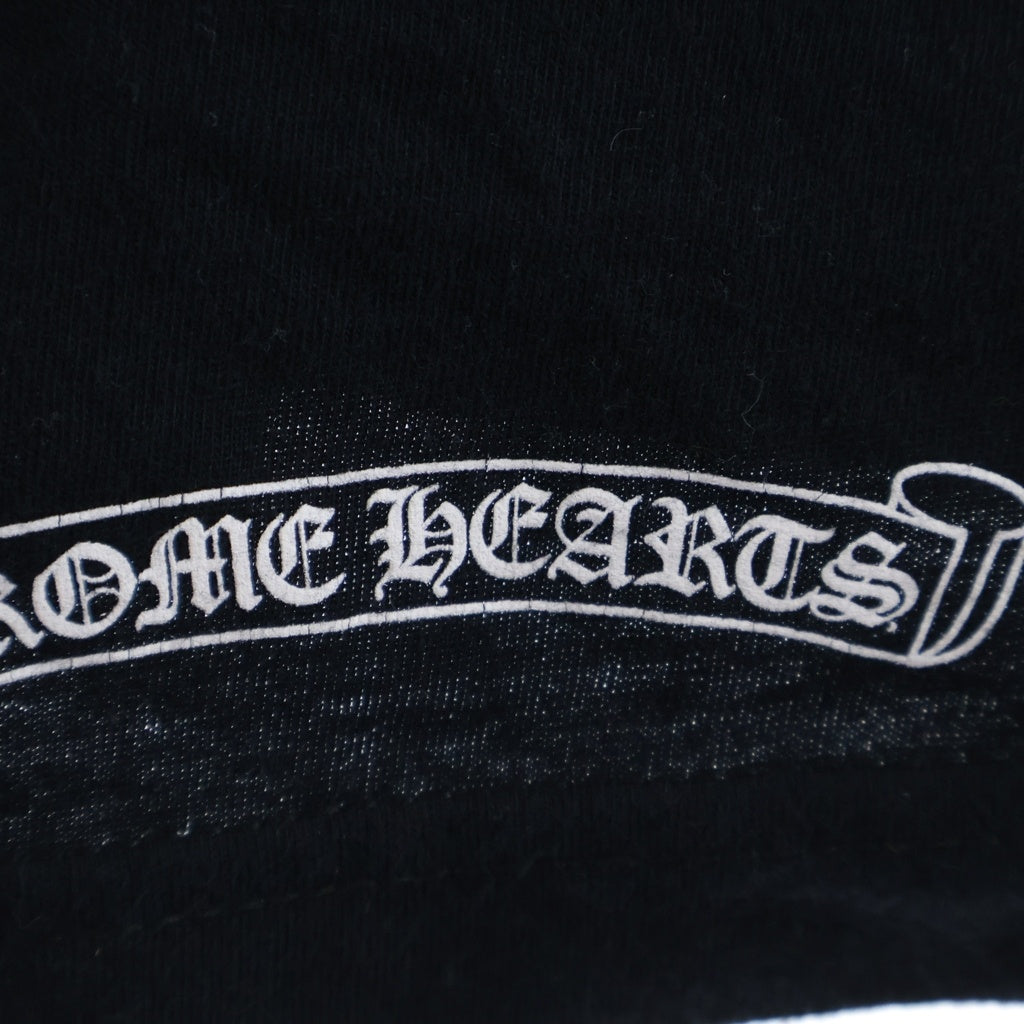 CHROME HEARTS(クロムハーツ) OLD CH L/S T-SHIRT オールド バックTバープリント 長袖Tシャツ ロンT ブラック