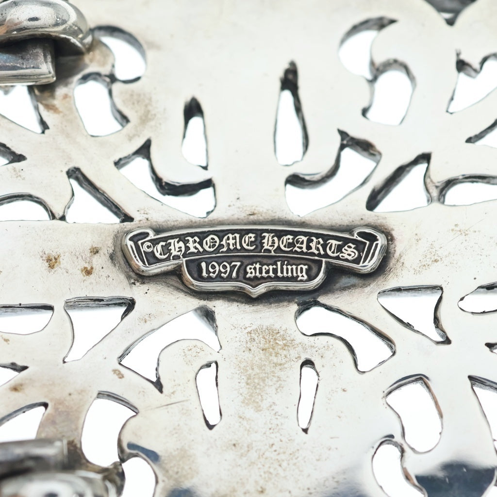 CHROME HEARTS(クロムハーツ) BUCKL OVAL LG CROSS バックルオーバル クロス エクストララージ シルバー