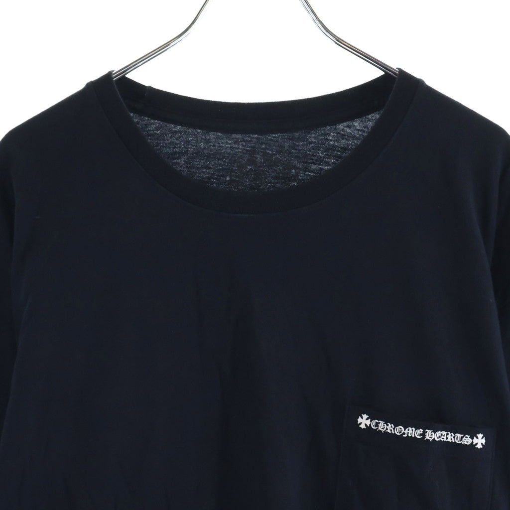 CHROME HEARTS(クロムハーツ) Made in Hollywood メイドイン ハリウッド ロゴ プリント 長袖Tシャツ クルーネックカットソー ブラック
