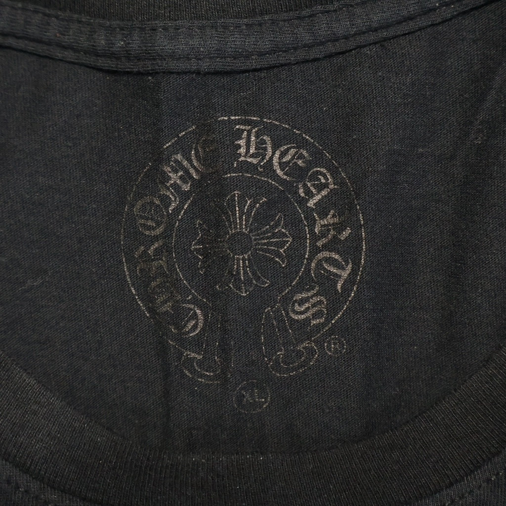 CHROME HEARTS(クロムハーツ) Made in Hollywood メイドイン ハリウッド ロゴ プリント 長袖Tシャツ クルーネックカットソー ブラック