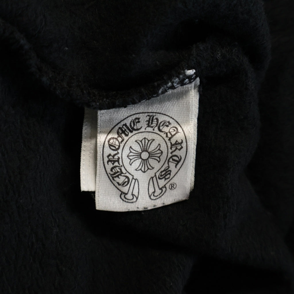 CHROME HEARTS(クロムハーツ) OLD CHプラス レザーパッチ スウェット パンツ ブラック
