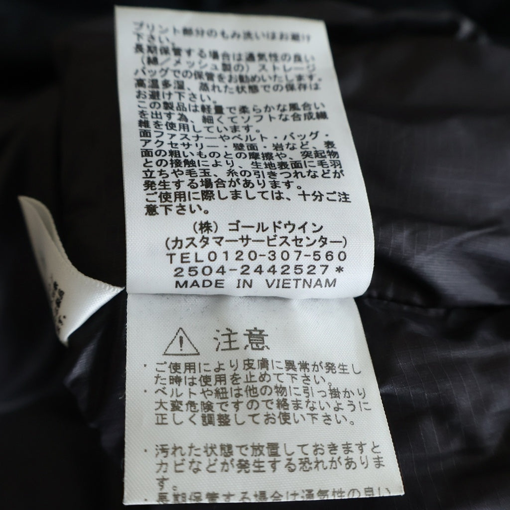 THE NORTH FACE(ザノースフェイス) NUPTSE JACKET ヌプシジャケット ブラック ND92535Z