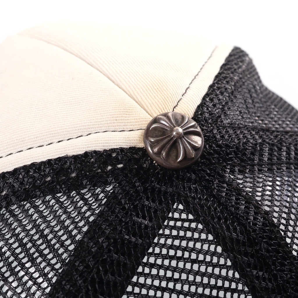 CHROME HEARTS(クロムハーツ) ×MATTY BOY CHOMPER TRUCKER CAP マッティボーイ チョンパー ロゴ刺繍 メッシュ トラッカーキャップ 帽子 ブラック/ホワイト