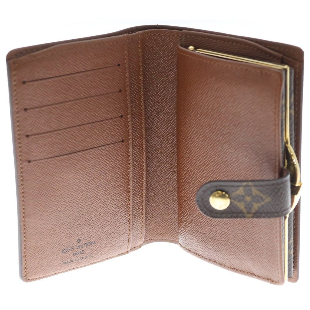 LOUIS VUITTON(ルイヴィトン) ポルトフォイユ ヴィエノワ モノグラム 二つ折り 財布 ウォレット ブラウン レディース