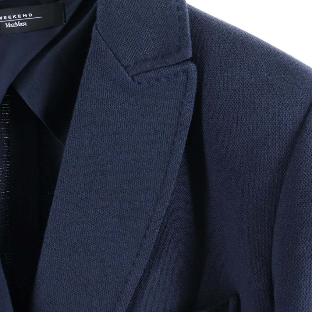Weekend Max Mara(ウィークエンド マックスマーラ) Single breasted tailored jacket シングルテーラードジャケット ネイビー レディース 2359110337