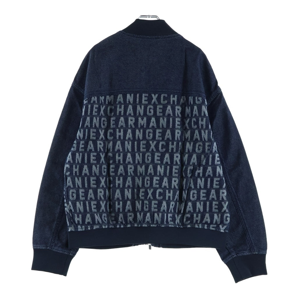 AX ARMANI EXCHANGE(アルマーニ エクスチェンジ) Denim Bomber Jacket ジップアップ デニムボンバー ジャケット インディゴ 3DZBD4 Z1W8Z