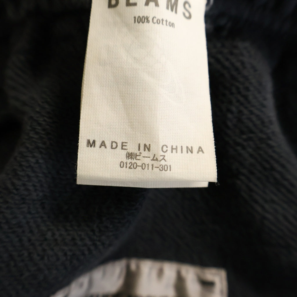 BEAMS(ビームス) FADE STUDS PANTS フェード加工 スタッズスウェットパンツ ブラック 11-24-1772-146
