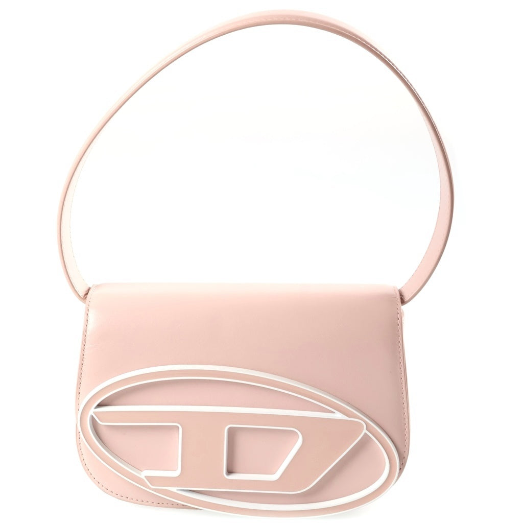 DIESEL(ディーゼル) 1DR ショルダーバッグ 2WAY 肩掛け ショルダー バッグ ロゴ ピンク X08396 レディース
