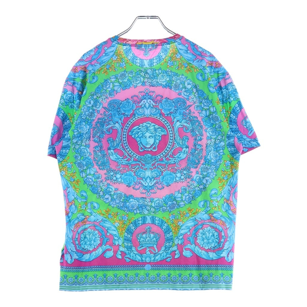 VERSACE(ヴェルサーチ) 総柄 ポケット 半袖 Tシャツ カットソー マルチカラー