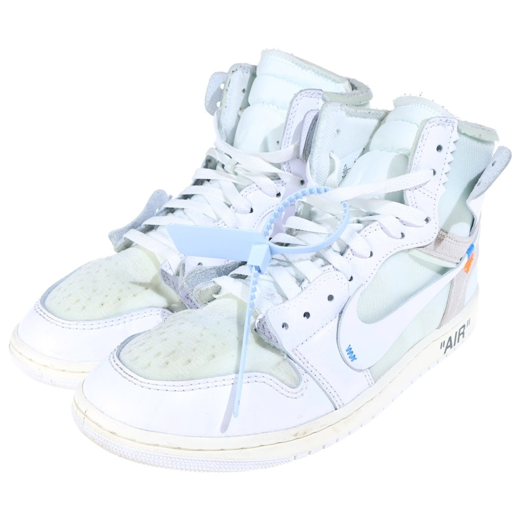 NIKE(ナイキ) ×Virgil Abloh Archive (V.A.A.) × Nike Air Jordan 1 Retro High OG Alaska エアジョーダン1 レトロ ハイ アラスカハイカットスニーカー ホワイト US10.5/28.5cm AA3834-100