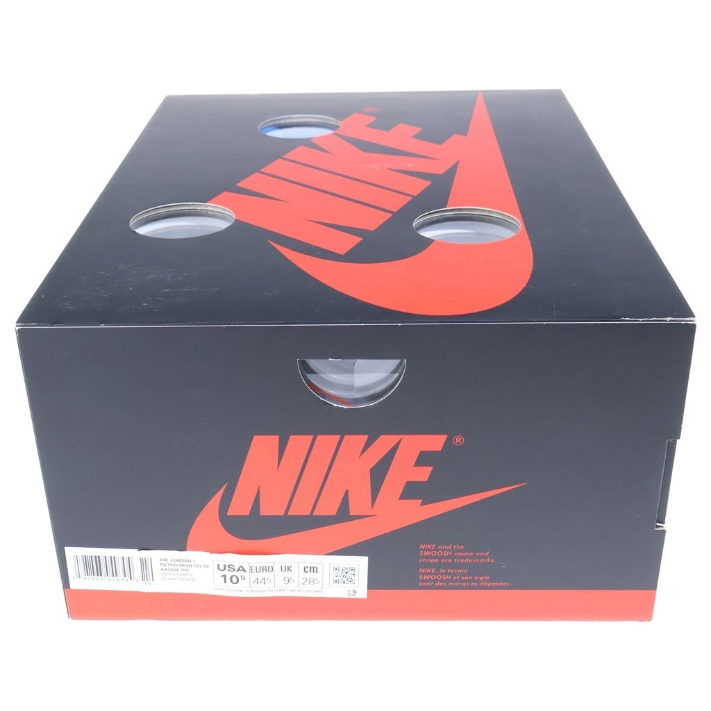 NIKE(ナイキ) ×Virgil Abloh Archive (V.A.A.) × Nike Air Jordan 1 Retro High OG Alaska エアジョーダン1 レトロ ハイ アラスカハイカットスニーカー ホワイト US10.5/28.5cm AA3834-100