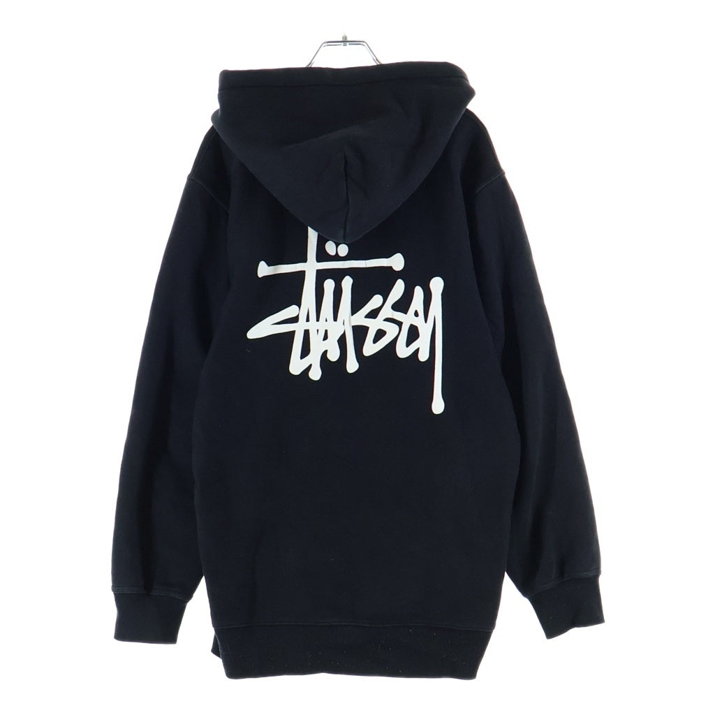 STUSSY(ステューシー) Basic Stussy Zip Hood ベーシック ステューシー ジップアップフーディー パーカー ブラック 1974649