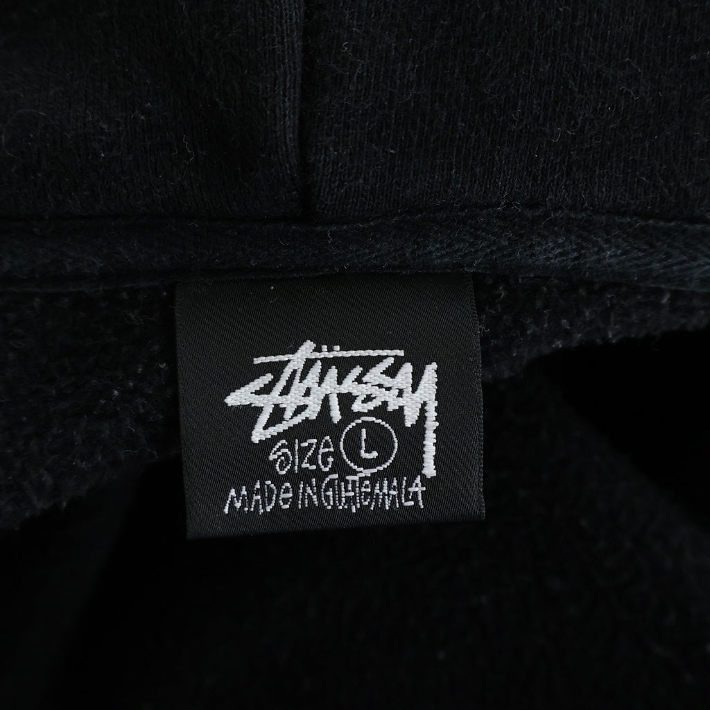 STUSSY(ステューシー) Basic Stussy Zip Hood ベーシック ステューシー ジップアップフーディー パーカー ブラック 1974649