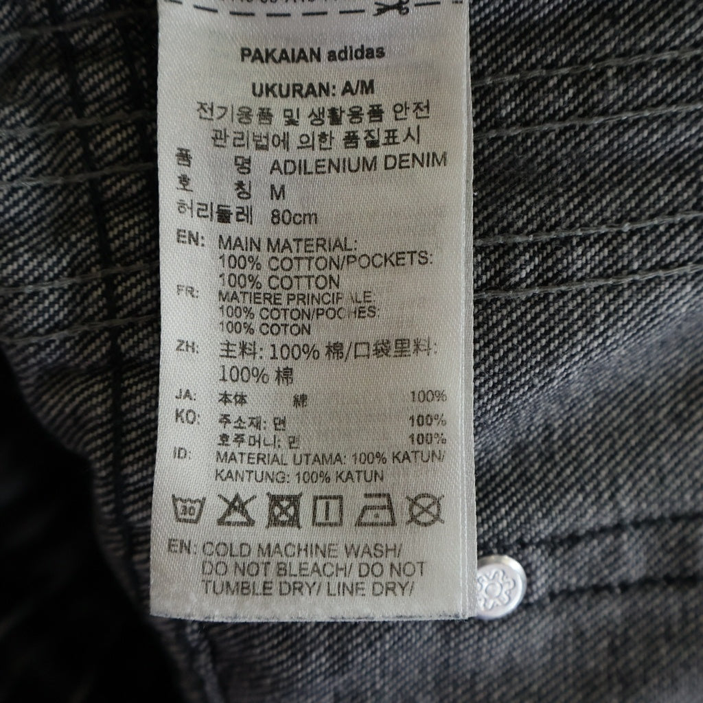 adidas(アディダス) ADILENIUM SEASON TEAMGEIST DENIM JOGGER アディレニウム シーズン 4 チームガイスト デニム ジョガー パンツ ブラック KF8543
