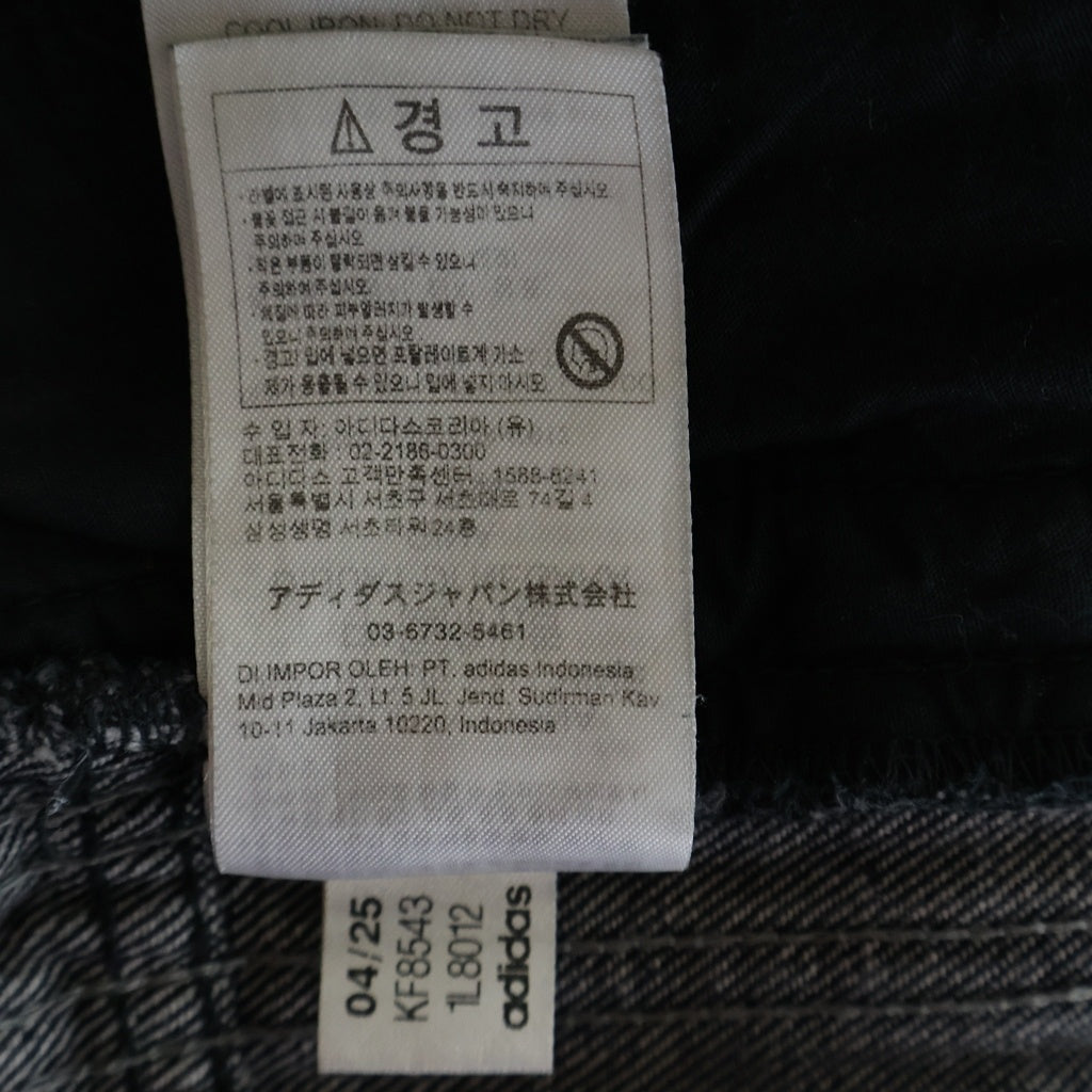 adidas(アディダス) ADILENIUM SEASON TEAMGEIST DENIM JOGGER アディレニウム シーズン 4 チームガイスト デニム ジョガー パンツ ブラック KF8543