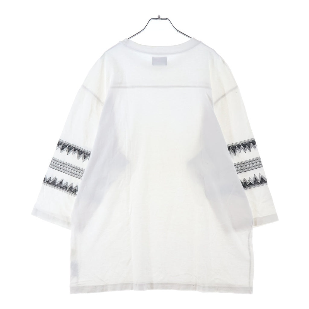 STUSSY(ステューシー) 00S OLD USA製 アーム デザイン プリント 半袖 Tシャツ カットソー ホワイト