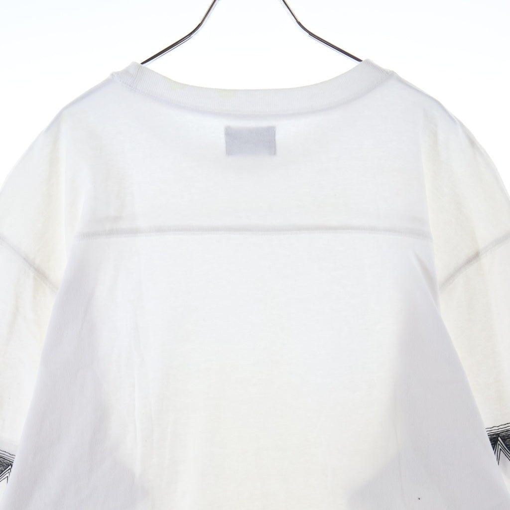 STUSSY(ステューシー) 00S OLD USA製 アーム デザイン プリント 半袖 Tシャツ カットソー ホワイト