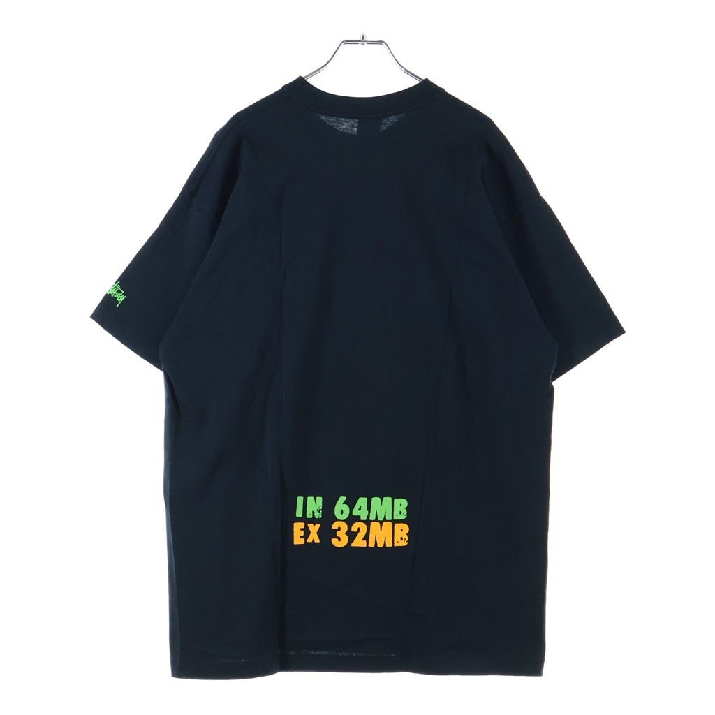 STUSSY(ステューシー) 00S OLD 銀タグ ×SK8thing Design BEATS BREAKIN ロゴ プリント 半袖 Tシャツ カットソー ブラック