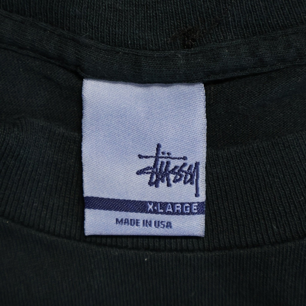 STUSSY(ステューシー) 00S OLD 銀タグ ×SK8thing Design BEATS BREAKIN ロゴ プリント 半袖 Tシャツ カットソー ブラック