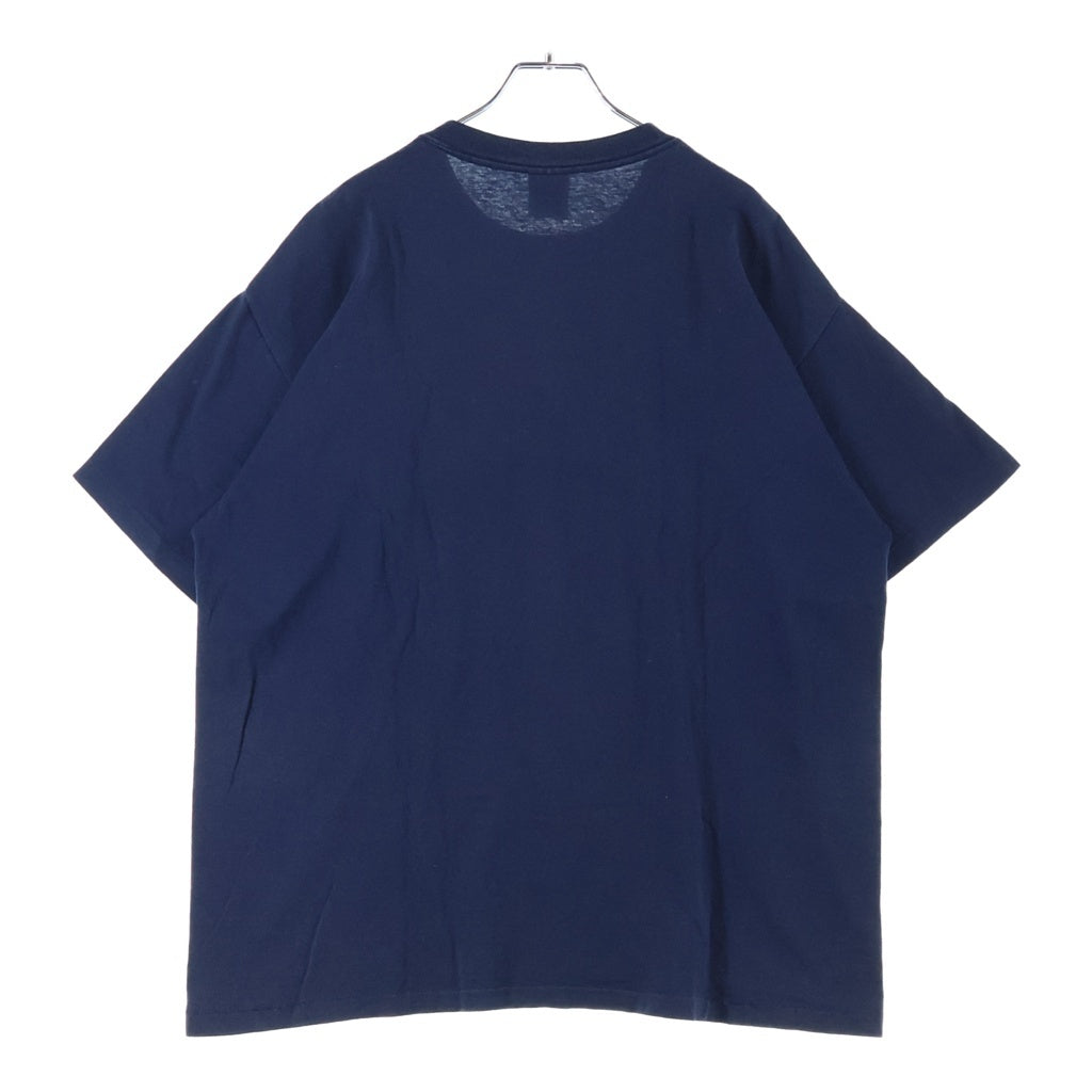 STUSSY(ステューシー) 90S OLD 紺タグ INTERNATIONAL SQUADRON ロゴ プリント 半袖 カットソー Tシャツ ネイビー