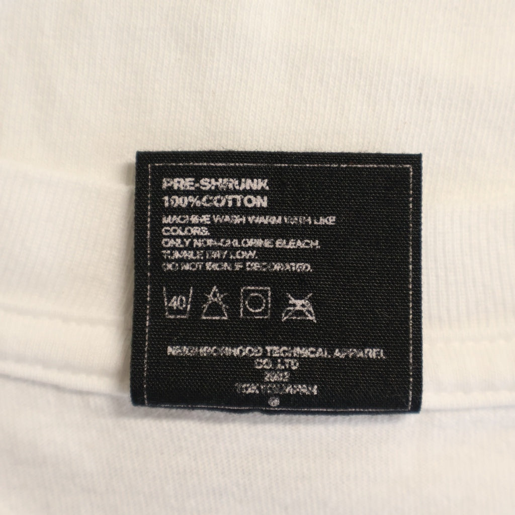 NEIGHBORHOOD(ネイバーフッド) 00S トライバル柄 ロゴプリント 半袖 Tシャツ カットソー ホワイト