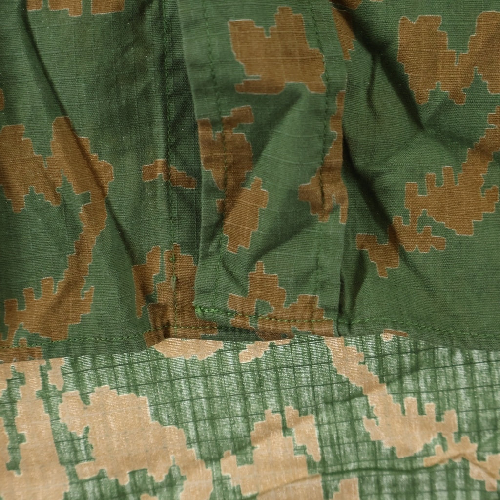 A BATHING APE(アベイシングエイプ) 90S~00S 刺繍 ポケット デジカモ 長袖 シャツ カーキ