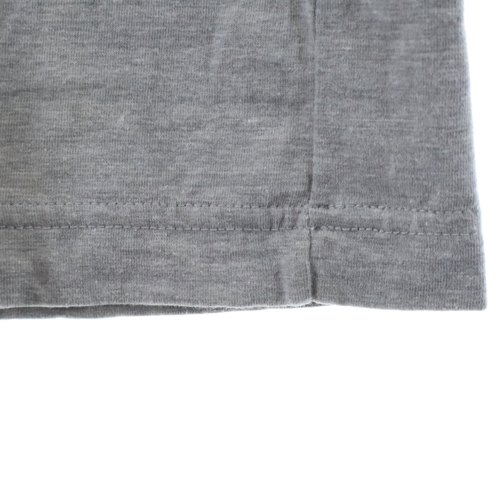 A BATHING APE(アベイシングエイプ) 90S OLD カレッジロゴ ロゴプリント 長袖 Tシャツ カットソー グレー