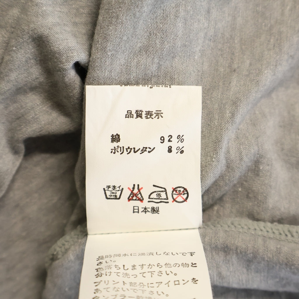 A BATHING APE(アベイシングエイプ) 90S OLD カレッジロゴ ロゴプリント 長袖 Tシャツ カットソー グレー