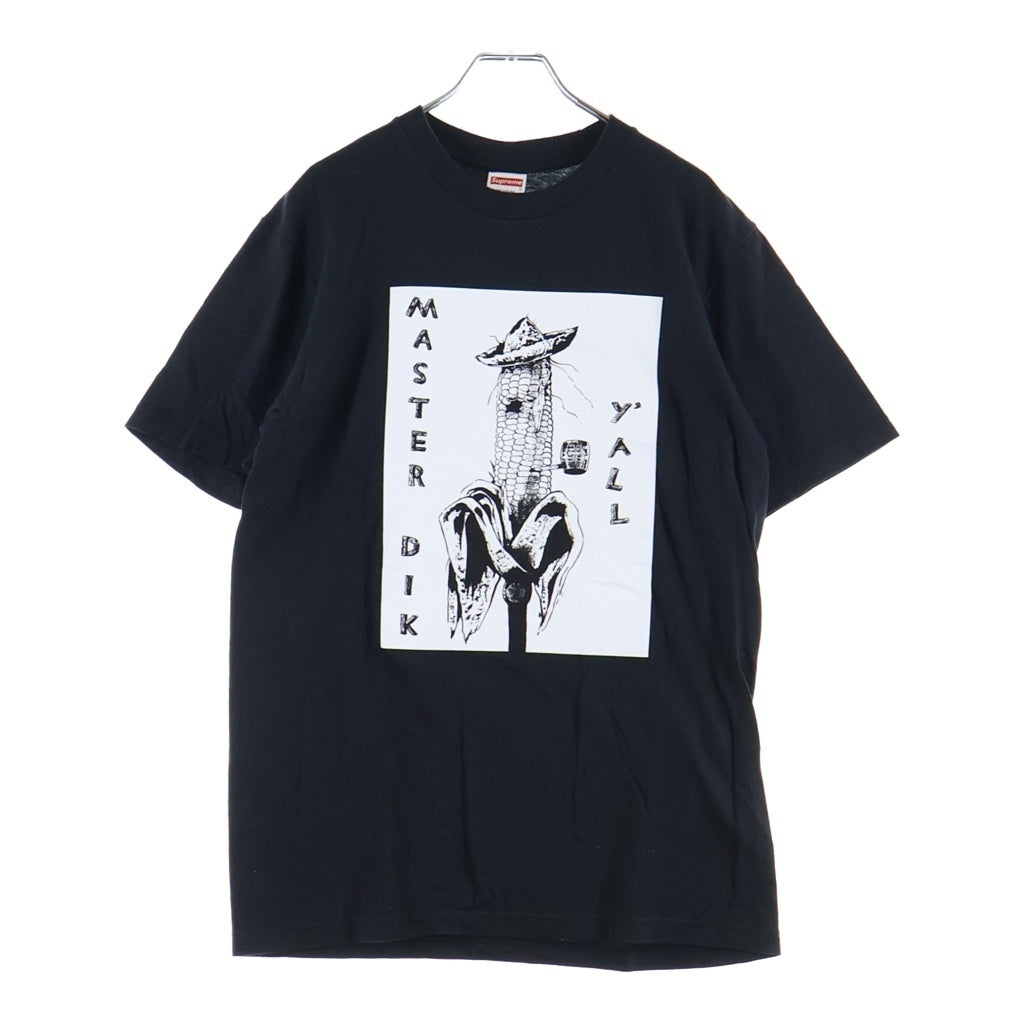 SUPREME(シュプリーム) 26SS×Mike Kelley MASTERDIK Tee プリント 半袖 Tシャツ カットソー ブラック