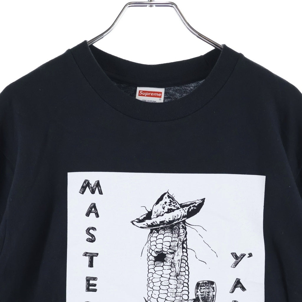 SUPREME(シュプリーム) 26SS×Mike Kelley MASTERDIK Tee プリント 半袖 Tシャツ カットソー ブラック