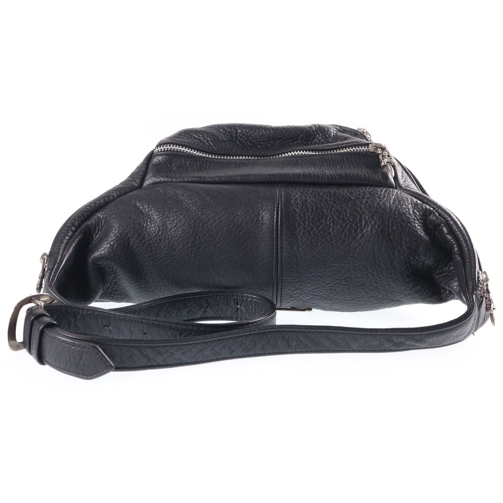 CHROME HEARTS(クロムハーツ) #1 SNAT PACK スナットパック ダガージップ ガンスリンガーベルト レザーウエストバッグ ブラック
