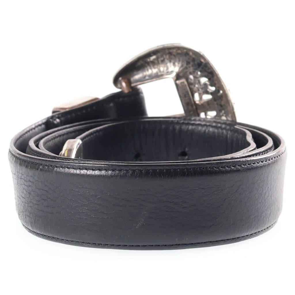 CHROME HEARTS(クロムハーツ) BLT CLASSIC 3PC クラシック3PC レザーベルト ブラック/シルバー