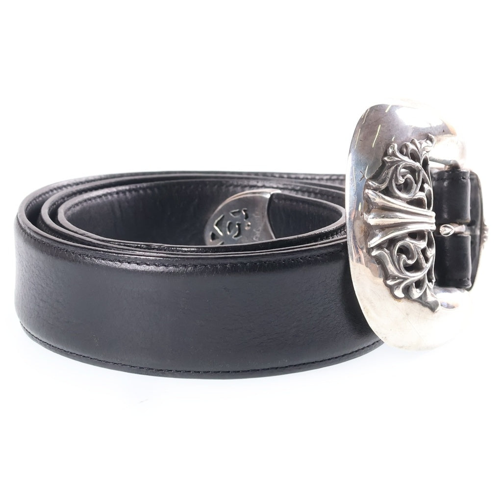 CHROME HEARTS(クロムハーツ) BLT CLASSIC 3PC クラシック3PC レザーベルト ブラック/シルバー