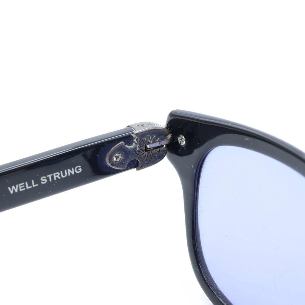 CHROME HEARTS(クロムハーツ) WELL STRUNG CHプラステンプル ウェリントン サングラス ブラック