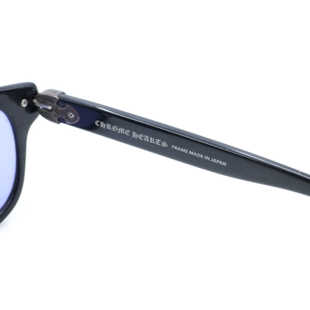 CHROME HEARTS(クロムハーツ) WELL STRUNG CHプラステンプル ウェリントン サングラス ブラック