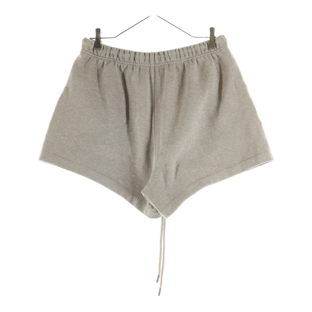 FEAR OF GOD ESSENTIALS(フィアオブゴッド エッセンシャルズ) ラバーロゴ スウェット ハーフパンツ ブラウン