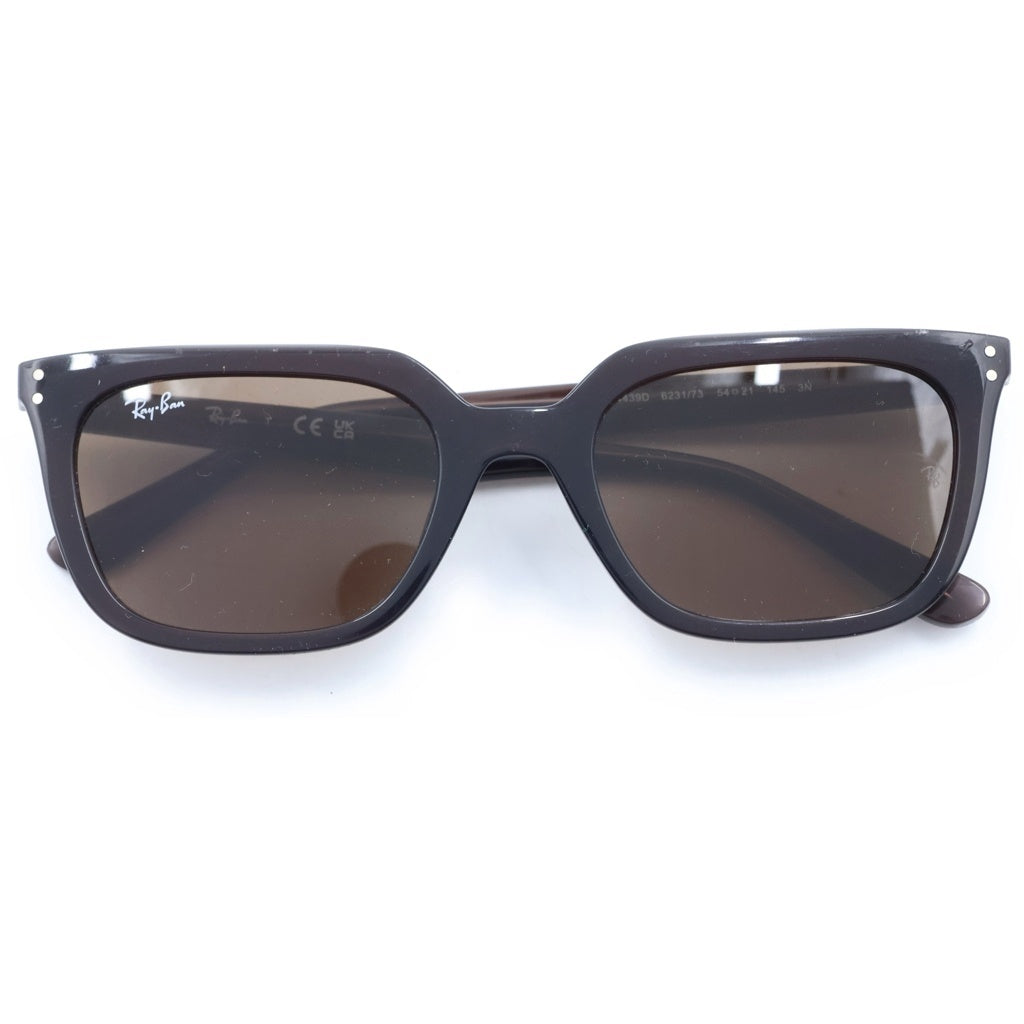 Ray Ban(レイバン) スクエア フレーム サングラス メガネ ブラウン RB4439D レディース