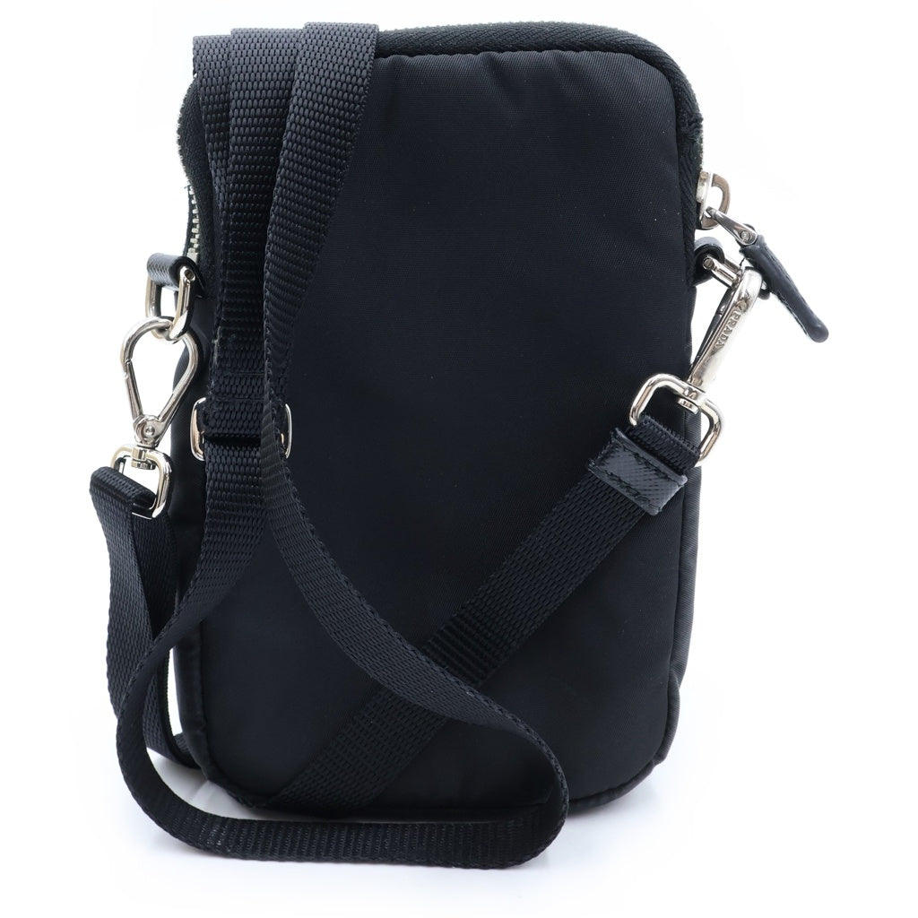 PRADA(プラダ) Re-Nylon ショルダーポーチ スマートフォンケース ブラック 2ZT024 レディース
