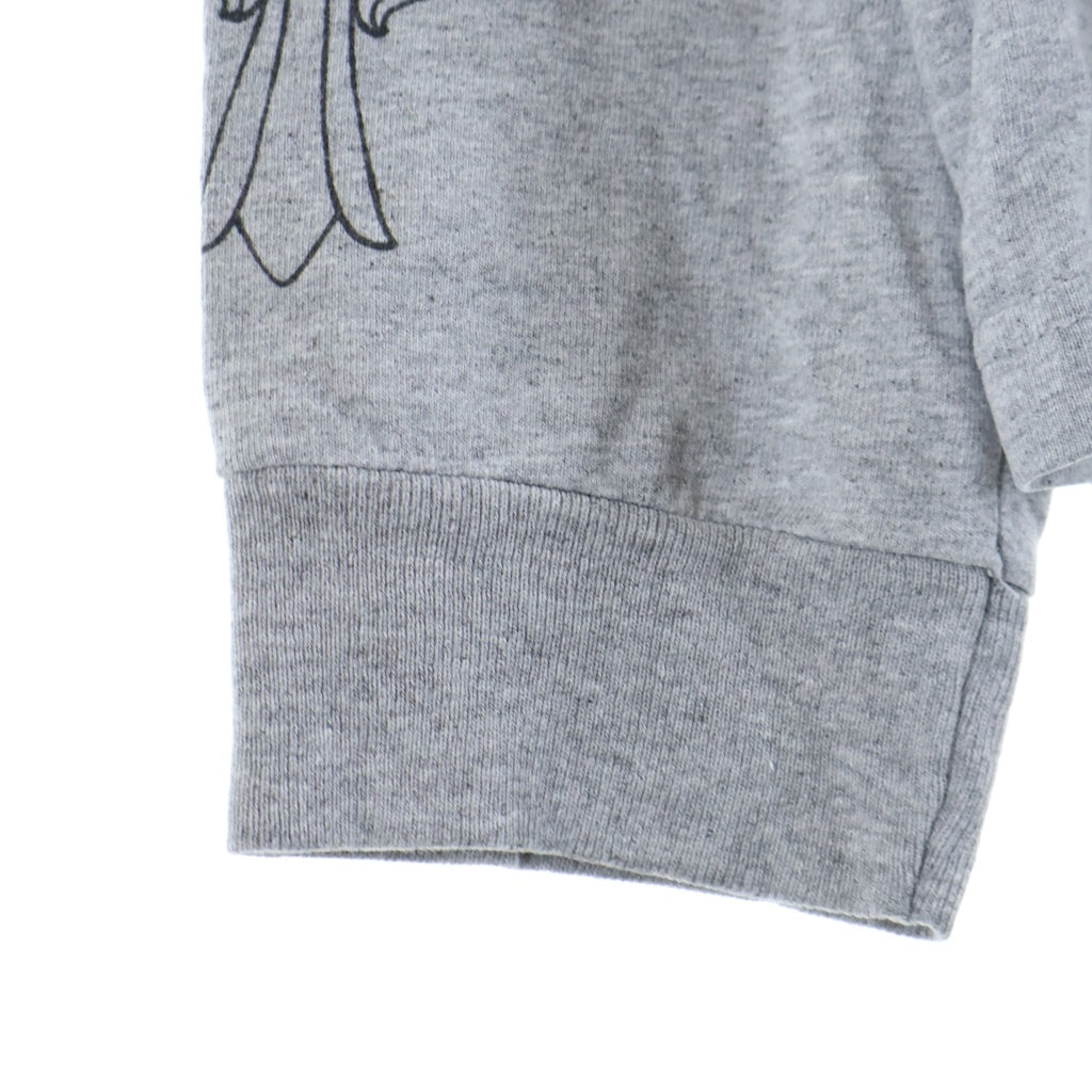 CHROME HEARTS(クロムハーツ) OLD DAGGER CH ダガー クルーネック カットソー 長袖Tシャツ グレー