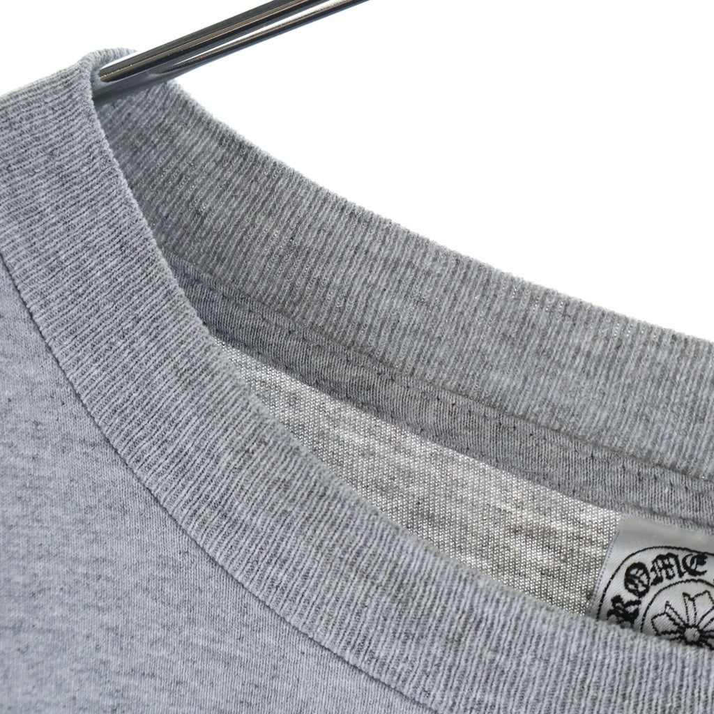 CHROME HEARTS(クロムハーツ) OLD DAGGER CH ダガー クルーネック カットソー 長袖Tシャツ グレー