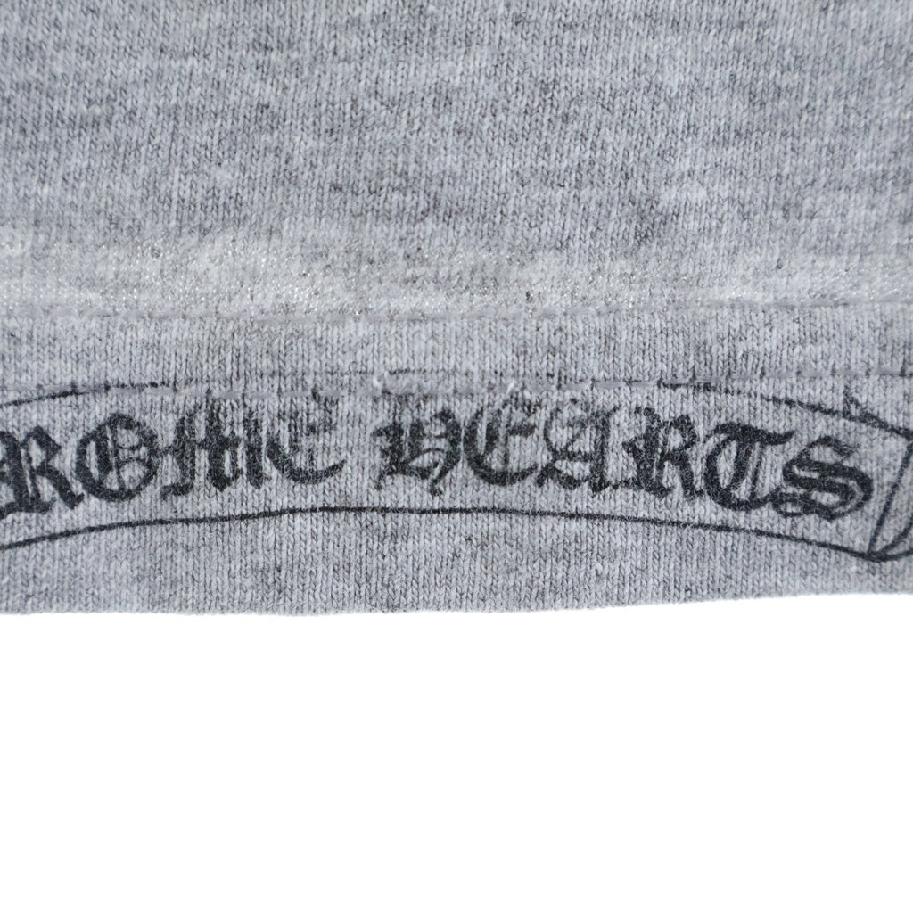 CHROME HEARTS(クロムハーツ) OLD DAGGER CH ダガー クルーネック カットソー 長袖Tシャツ グレー