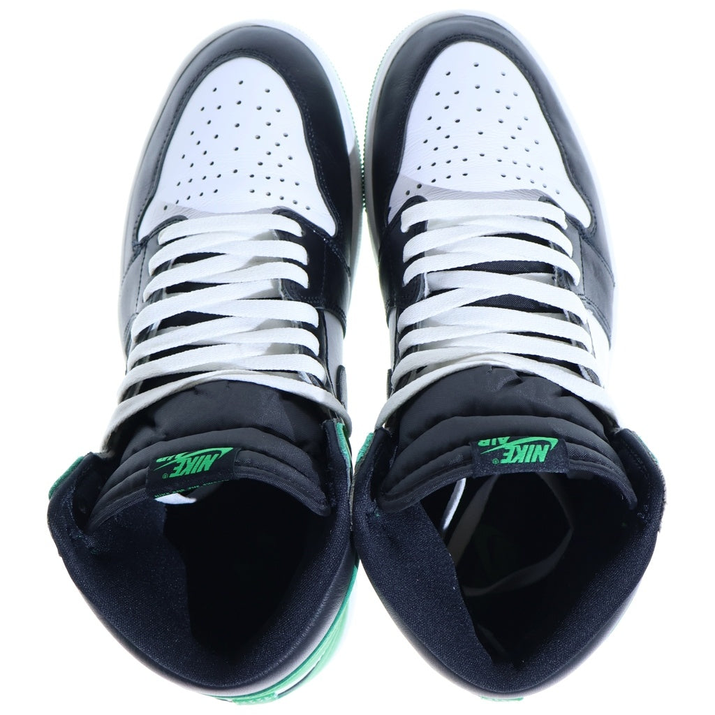 NIKE(ナイキ) AIR JORDAN 1 HI Black and Lucky Green DZ5485-031 エアジョーダン1 ラッキーグリーン ハイカットスニーカー US11/29cm