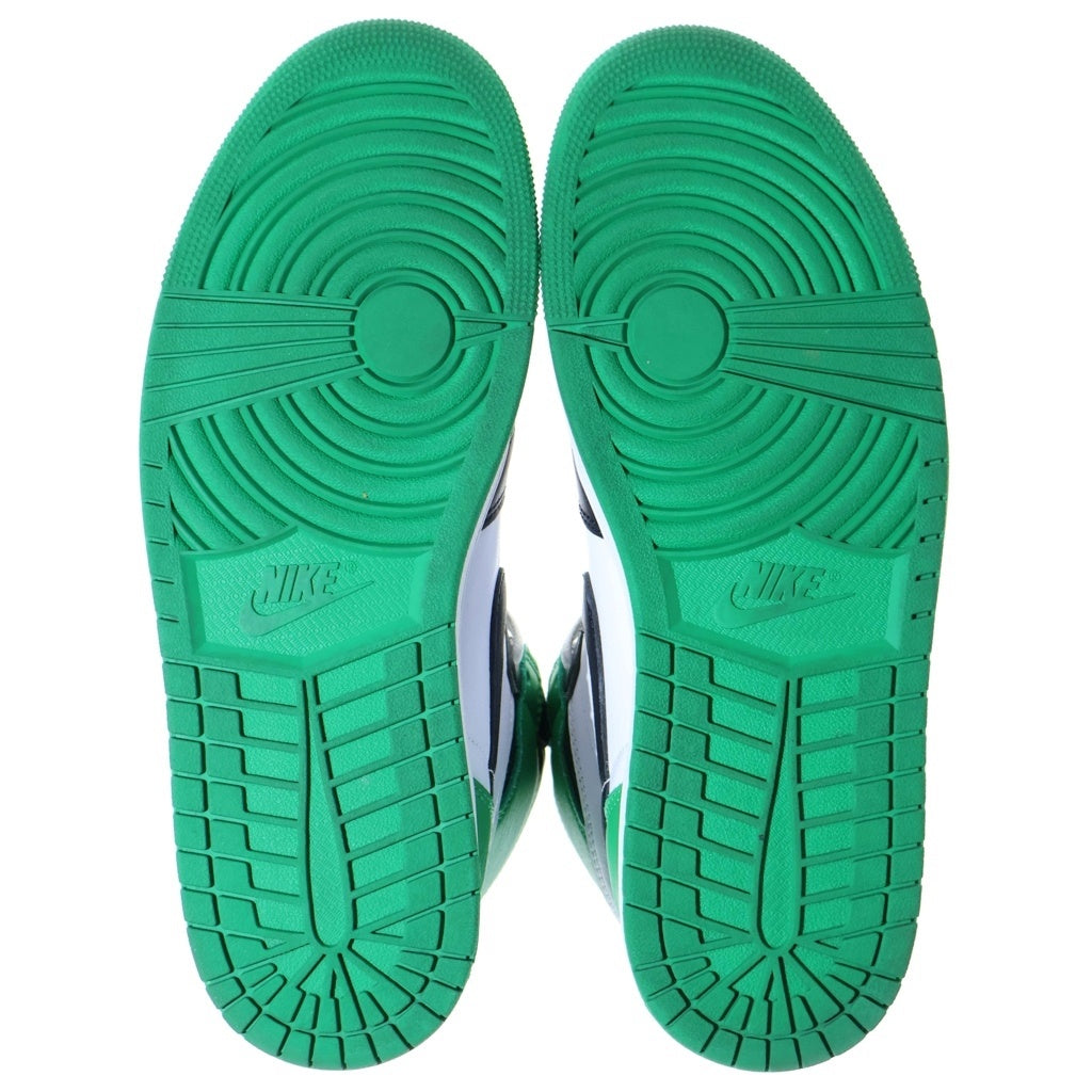 NIKE(ナイキ) AIR JORDAN 1 HI Black and Lucky Green DZ5485-031 エアジョーダン1 ラッキーグリーン ハイカットスニーカー US11/29cm