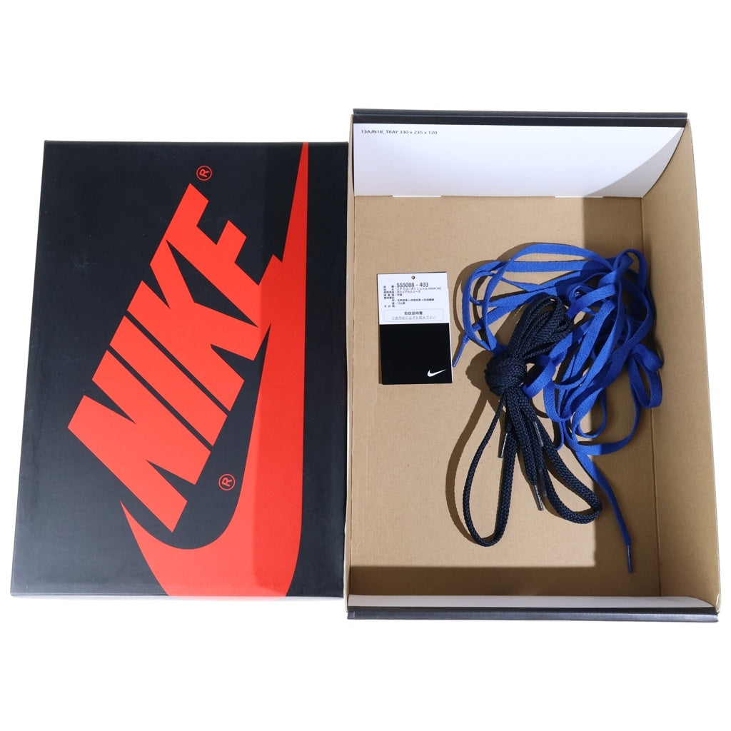 NIKE(ナイキ) AIR JORDAN 1 RETRO HIGH OG GAME ROYAL 555088-403 エアジョーダン1 ゲームロイヤル ハイカットスニーカー ブルー/ホワイト US10.5/28.5cm