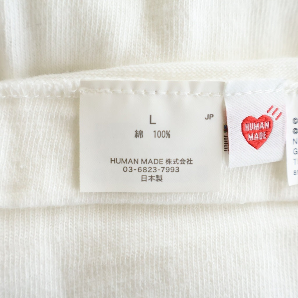 HUMAN MADE(ヒューマンメイド) 25AW ×POKEMON MADE GRAPHIC T-SHIRT 渋谷パルコ限定 ポケモン グラフィックプリント クルーネック半袖Tシャツ カットソー ホワイト