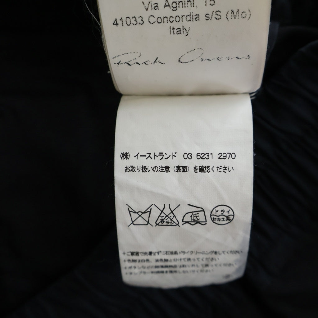 Rick Owens(リックオウエンス) 15SS ポッズ サルエルショーツ ハーフパンツ ブラック RU15S4384-MU