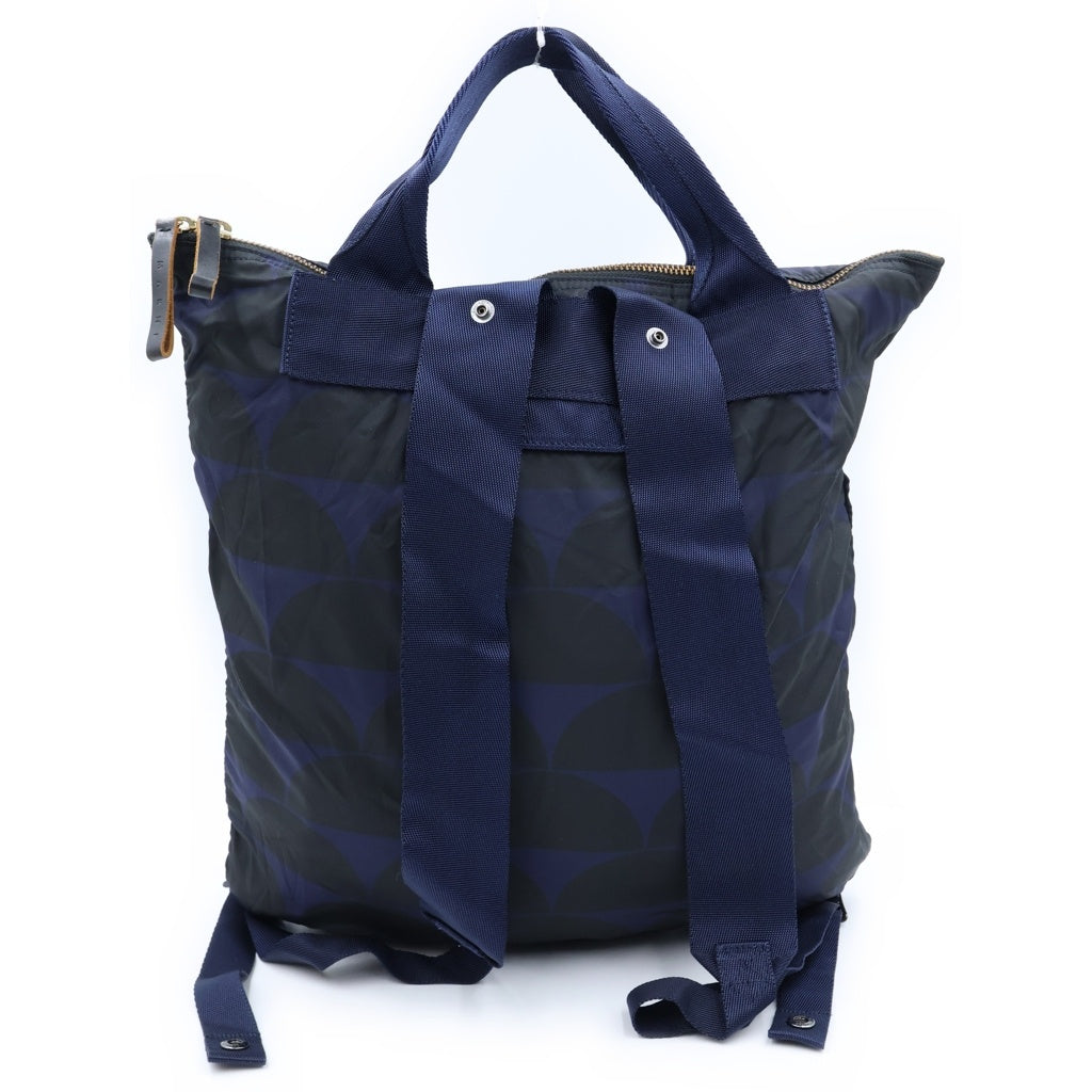 PORTER(ポーター) ×MARNI 2WAY ナイロン バックパック ハンドバック ブルー/ブラック レディース
